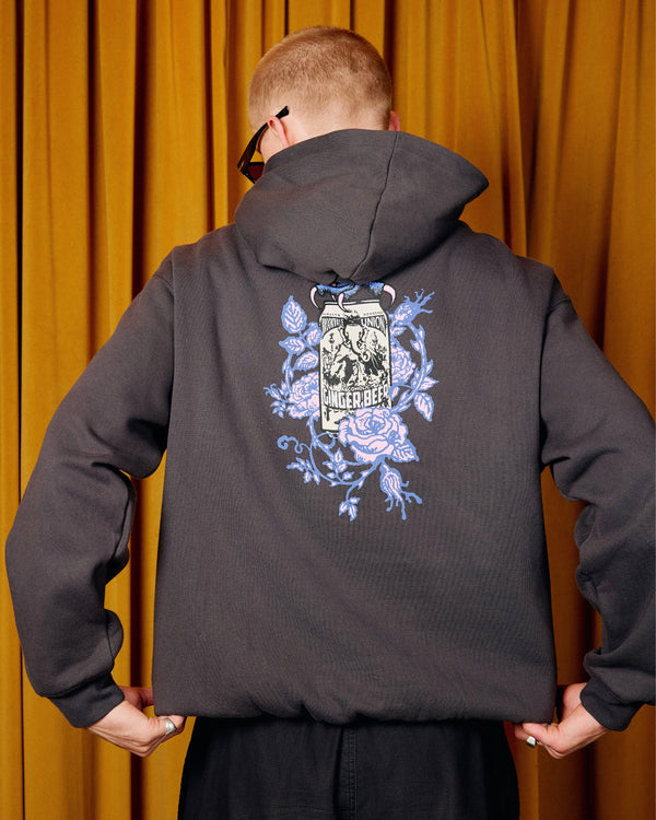 BU Ginger Beer Claw Hoodie - Washed Black