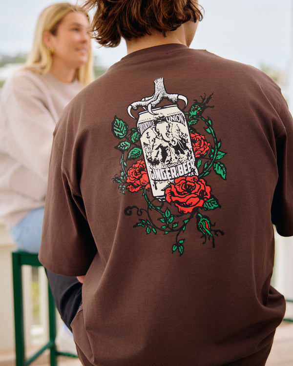 BU Ginger Beer Claw Tee - Chocolate