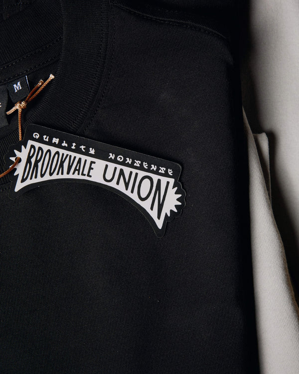 BU Quality Nonsense Core Crew - Washed Black