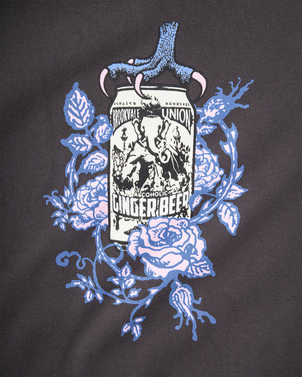 BU Ginger Beer Claw Hoodie - Washed Black