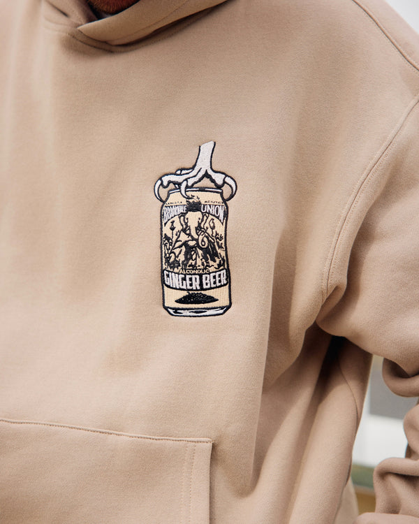 BU Ginger Beer Claw Hoodie - Bone