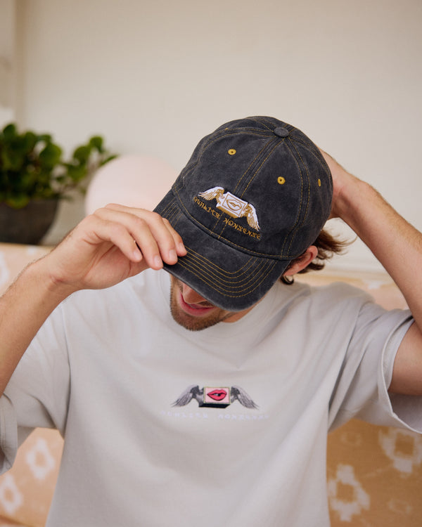 BU Quality Nonsense Cap - Washed Black