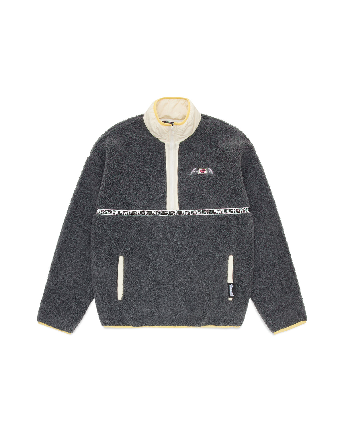BVU Sherpa 1/4 Zip Fleece Black