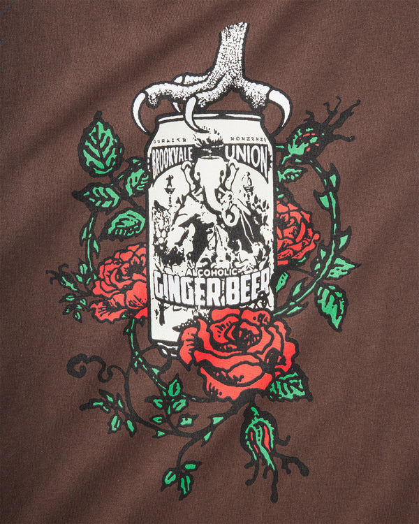 BU Ginger Beer Claw Tee - Chocolate