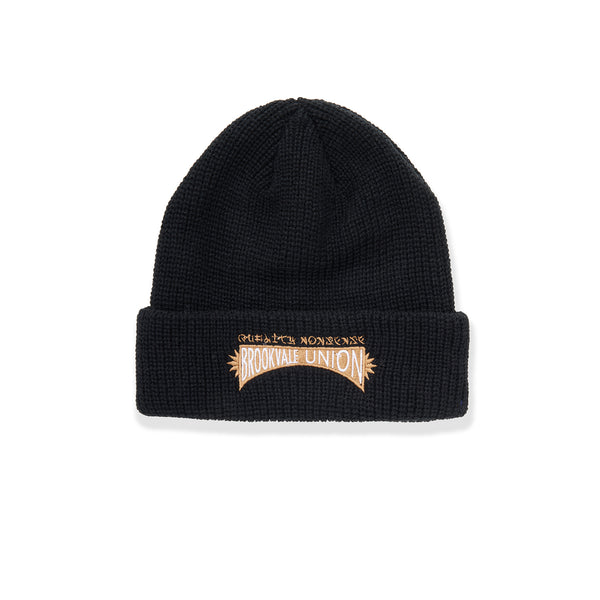 BU Logo Embroidered Beanie - Black