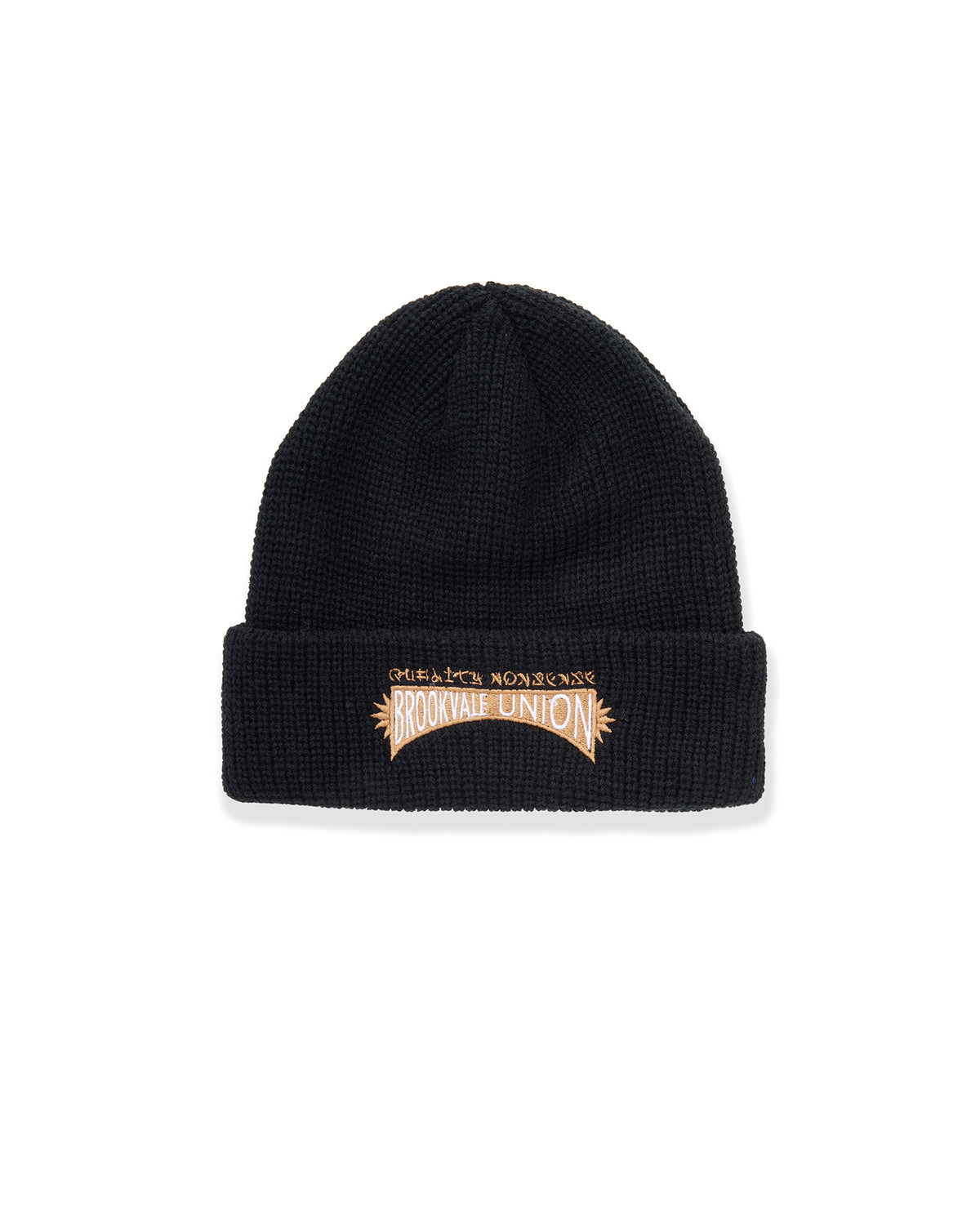 BU Logo Embroidered Beanie - Black