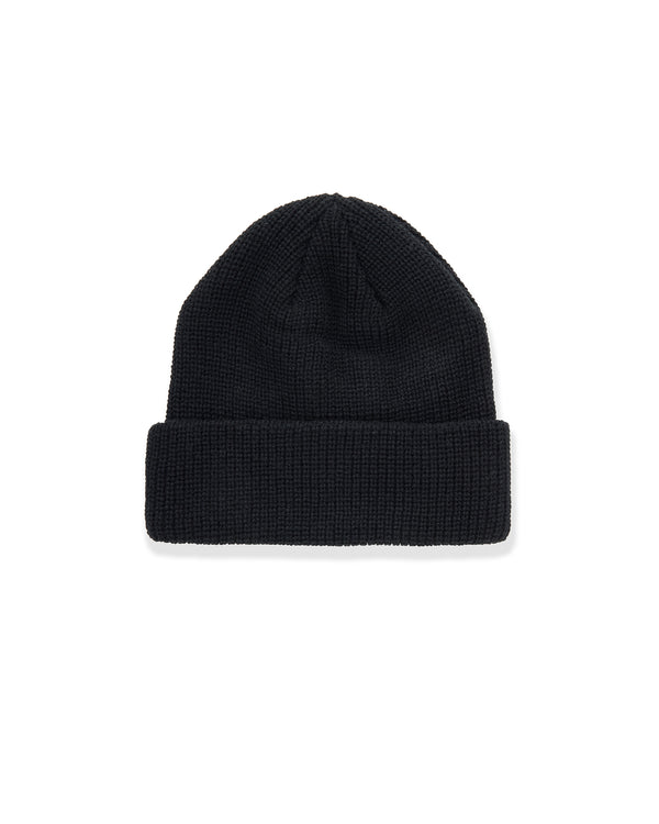 BU Logo Embroidered Beanie - Black