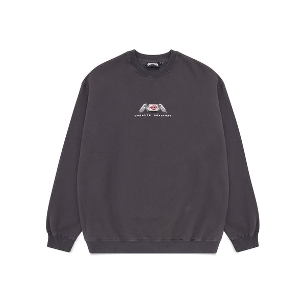 BU Quality Nonsense Core Crew - Washed Black