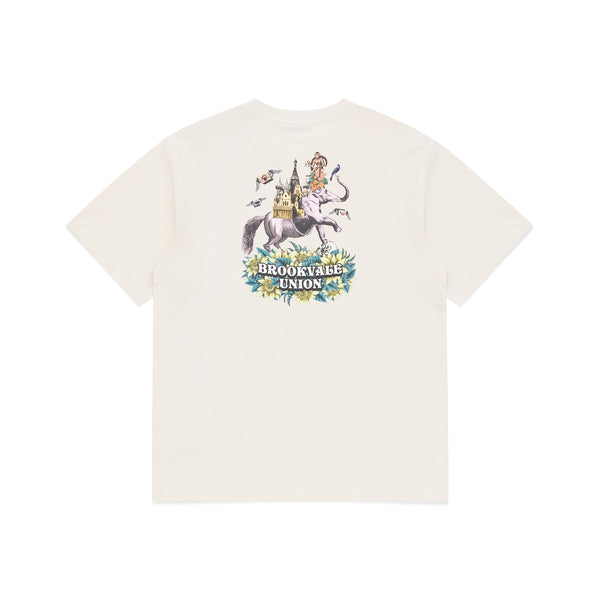 BU Pink Elephant Tee - Cream
