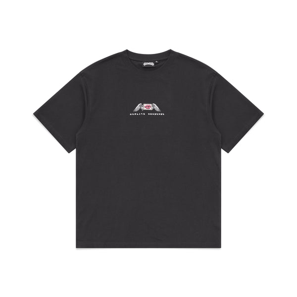 BU Quality Nonsense Embroidery Core Tee - Black