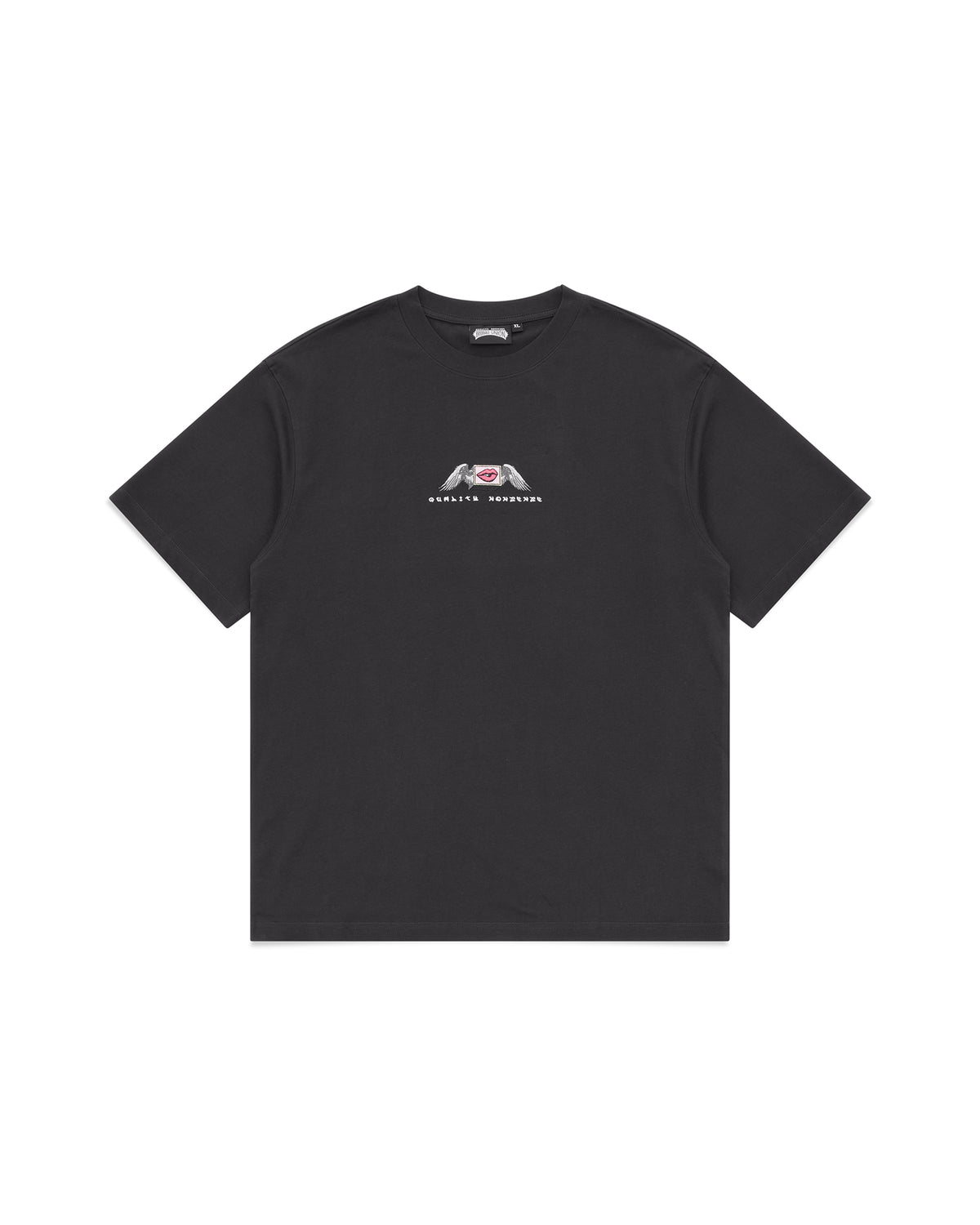 BU Quality Nonsense Embroidery Core Tee - Black
