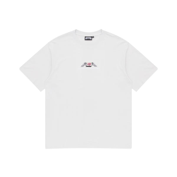 BU Quality Nonsense Embroidery Core Tee - Cement