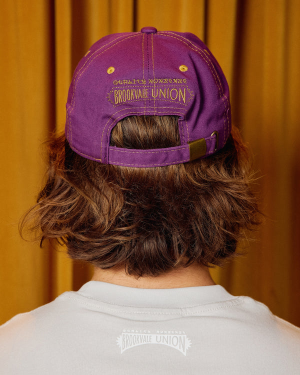 BU Quality Nonsense Cap - Washed Purple